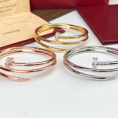 [LUXE] JUSTE BRACELET 3.5MM DOUBLE ROW DIAMOND