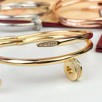 [LUXE] JUSTE BRACELET 3.5MM DOUBLE ROW DIAMOND