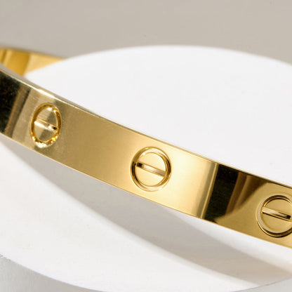 [LUXE] LOVE BRACELET 6.1MM OPEN CUFF