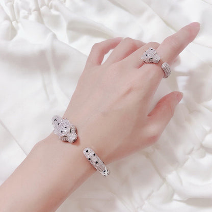 [LUXE] PANTHERE BIG BRACELET DIAMONDS