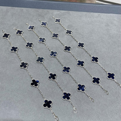 [LUXE]CLOVER 5 MOTIF PIETERSITE BRACELET COLLECTION