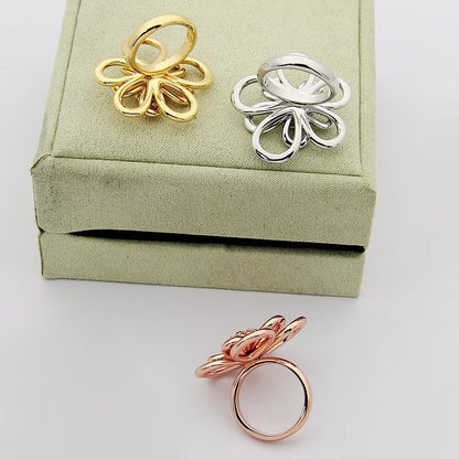 [LUXE] FLOWERLACE RING 5 DIAMONDS