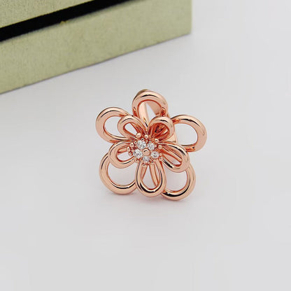 [LUXE] FLOWERLACE RING 5 DIAMONDS