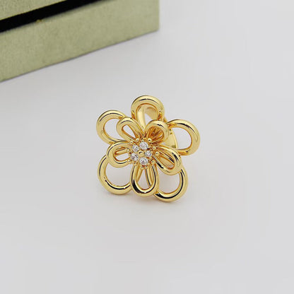 [LUXE] FLOWERLACE RING 5 DIAMONDS