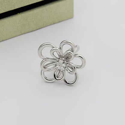 [LUXE] FLOWERLACE RING 5 DIAMONDS