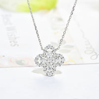 [LUXE] COLLAR DE LAZO CON MOTIVO COMPLETO DE DIAMANTE DE 16 MM EN MÚLTIPLES COLORES