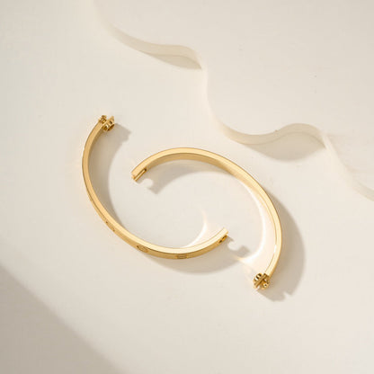 [LUXE] LOVE BRACELET 6.1MM BRUSHED