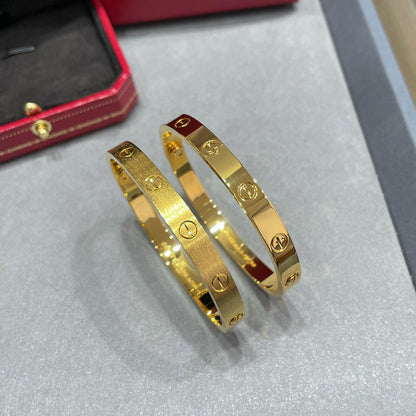 [LUXE] LOVE BRACELET 6.1MM BRUSHED