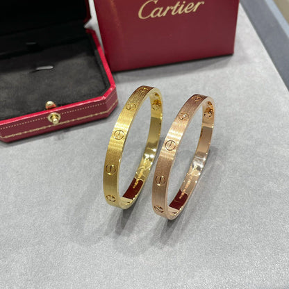 [LUXE] LOVE BRACELET 6.1MM BRUSHED