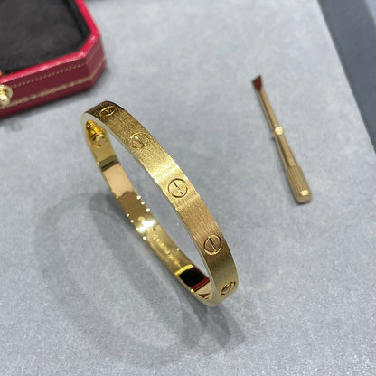 [LUXE] LOVE BRACELET 6.1MM BRUSHED
