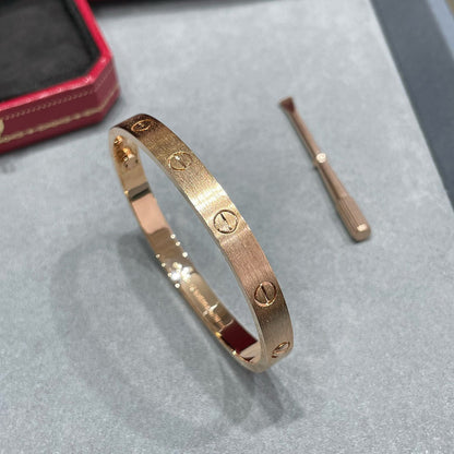 [LUXE] LOVE BRACELET 6.1MM BRUSHED