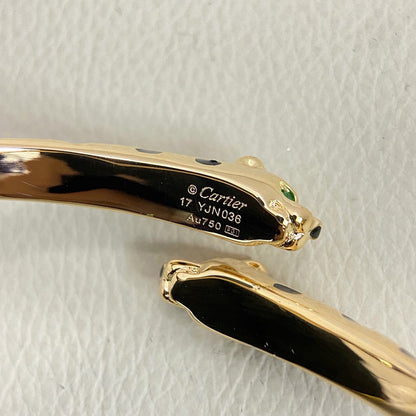 [LUXE] PANTHERE DOUBLE HEADED OPEN BRACELET