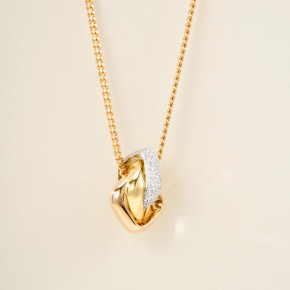 [LUXE] TRINITY CUSHION NECKLACE COLLECTION