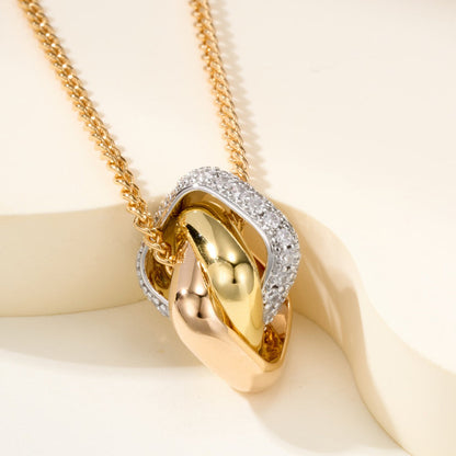 [LUXE] TRINITY CUSHION NECKLACE COLLECTION