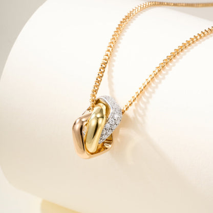 [LUXE] TRINITY CUSHION NECKLACE COLLECTION