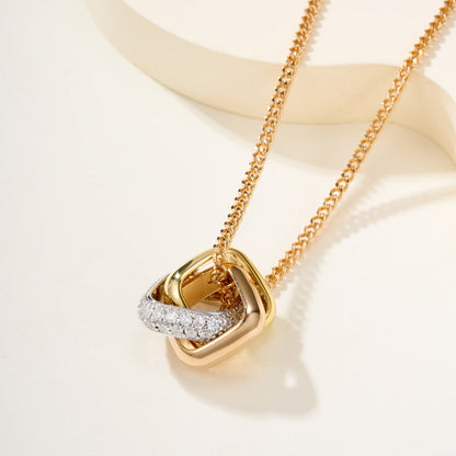 [LUXE] TRINITY CUSHION NECKLACE COLLECTION