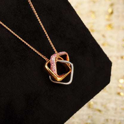 [LUXE] TRINITY CUSHION NECKLACE COLLECTION