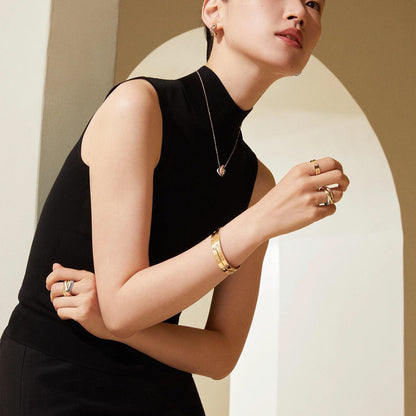 [LUXE] TRINITY CUSHION NECKLACE COLLECTION
