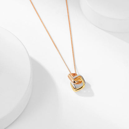 [LUXE] TRINITY CUSHION NECKLACE COLLECTION