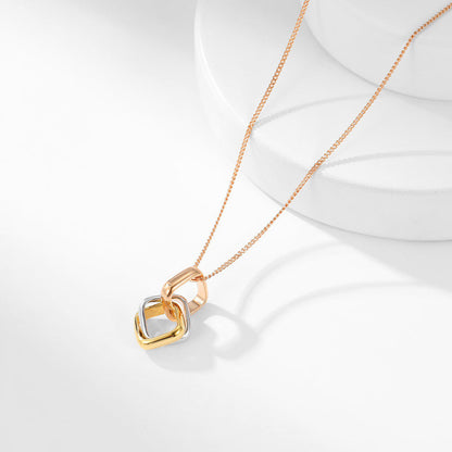 [LUXE] TRINITY CUSHION NECKLACE COLLECTION