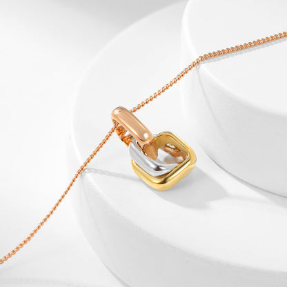 [LUXE] TRINITY CUSHION NECKLACE COLLECTION