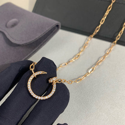 [LUXE] JUSTE NECKLACE FULL DIAMONDS