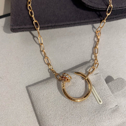 [LUXE] JUSTE NECKLACE FULL DIAMONDS