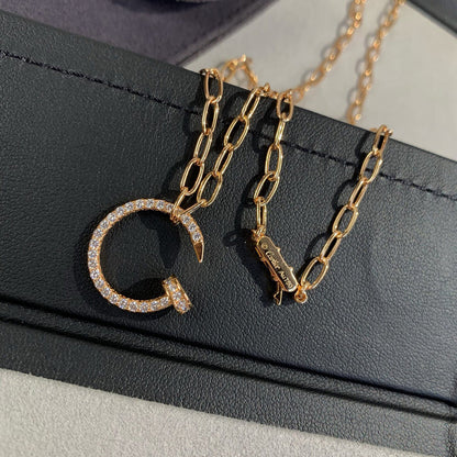 [LUXE] JUSTE NECKLACE FULL DIAMONDS