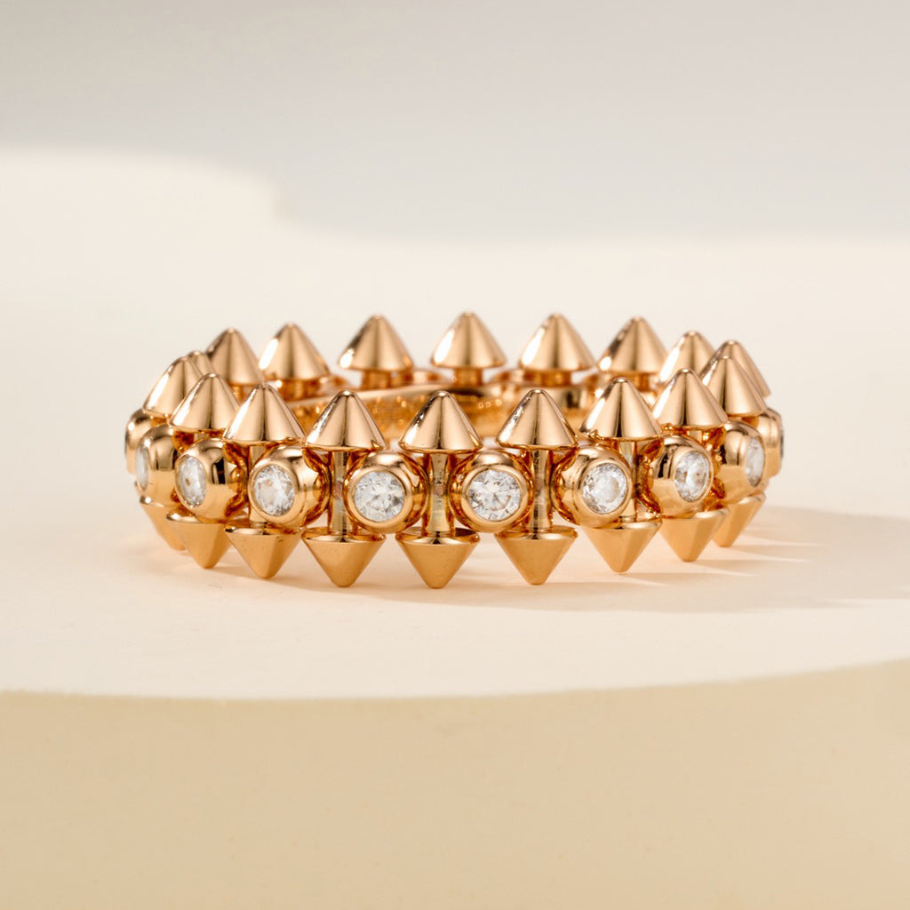 [LUXE] CLASH 6.8MM DIAMOND MEDIUM RING