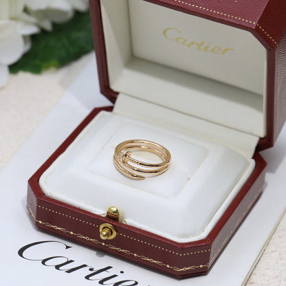 [LUXE] JUSTE RING 4.8MM HALF DIAMOND