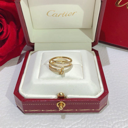 [LUXE] JUSTE RING 4.8MM FULL DIAMOND