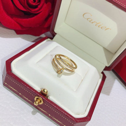 [LUXE] JUSTE RING 4.8MM FULL DIAMOND