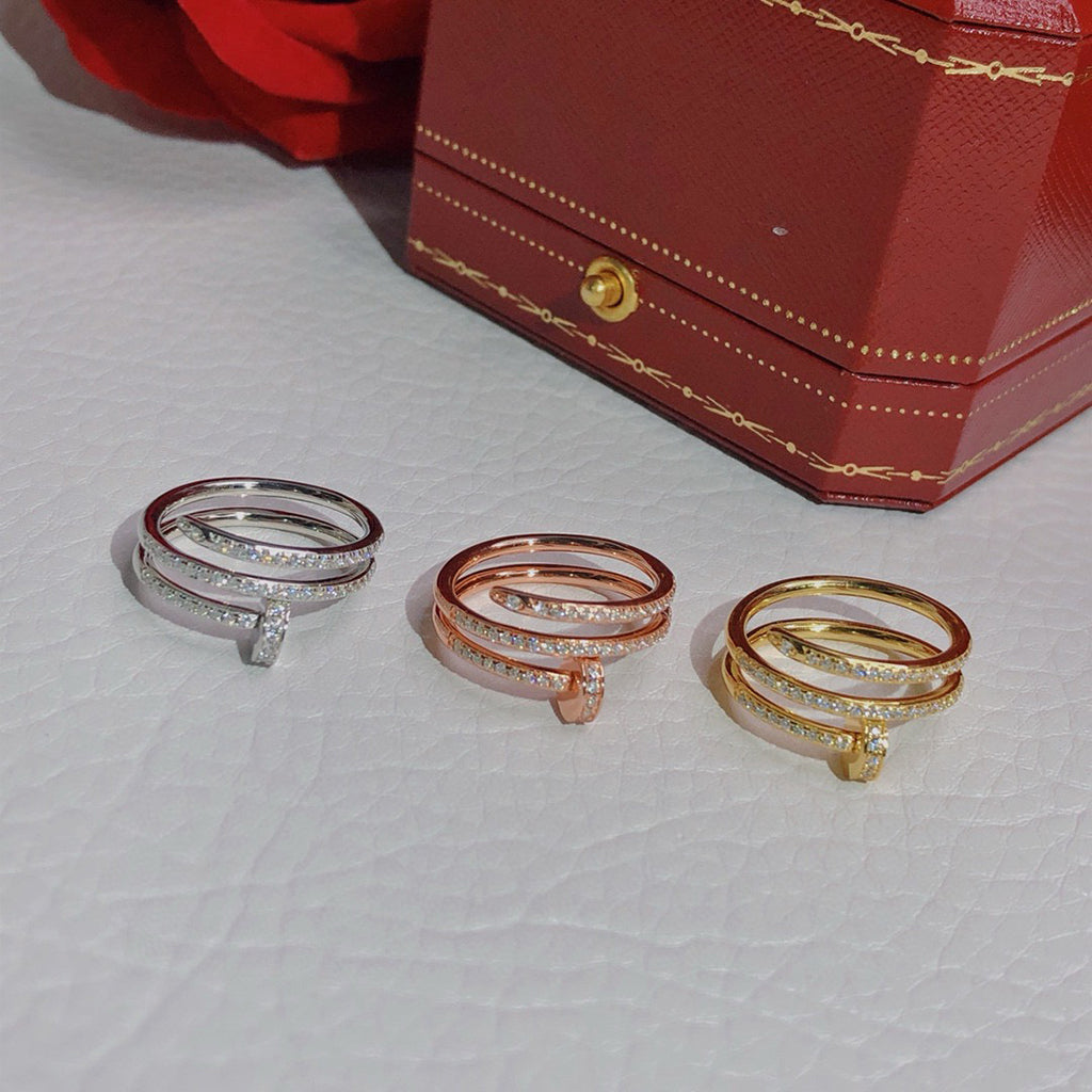 [LUXE] JUSTE RING 4.8MM FULL DIAMOND