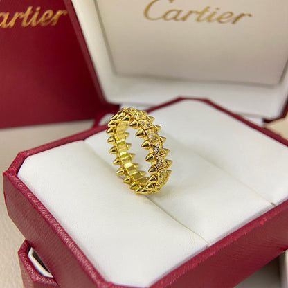 [LUXE] CLASH 6.4MM SMALL FULL DIAMOND RING
