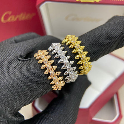 [LUXE] CLASH 6.4MM SMALL FULL DIAMOND RING