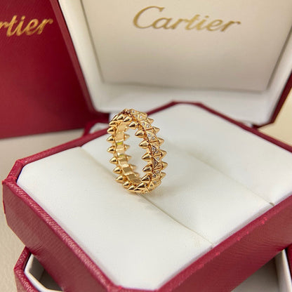 [LUXE] CLASH 6.4MM SMALL FULL DIAMOND RING
