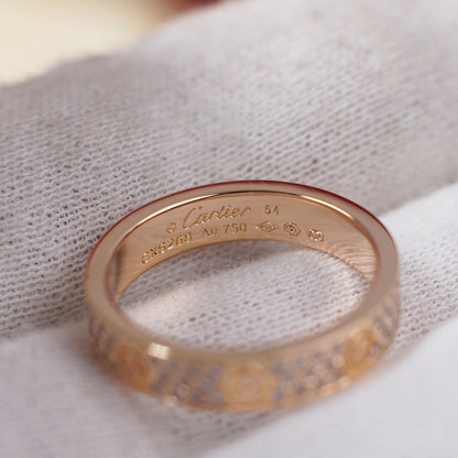 [LUXE] LOVE RING 4.0MM DIAMOND PAVED