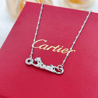 [LUXE] PANTHERE FULL DIAMOND NECKLACE
