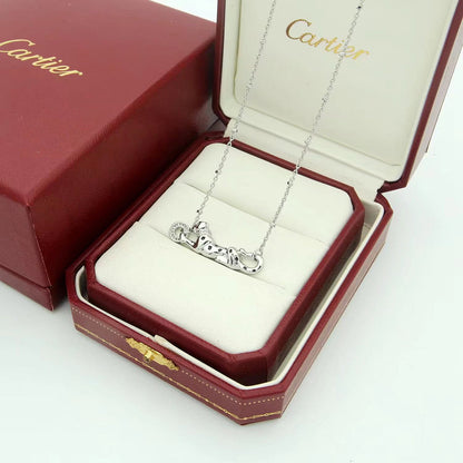 [LUXE] PANTHERE FULL DIAMOND NECKLACE