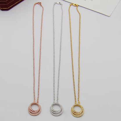 [LUXE] ETINCELLE  FULL DIAMOND NECKLACE