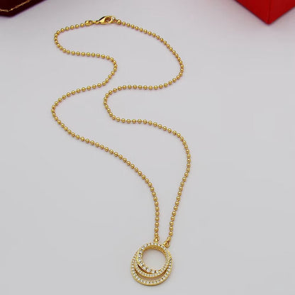 [LUXE] ETINCELLE  FULL DIAMOND NECKLACE