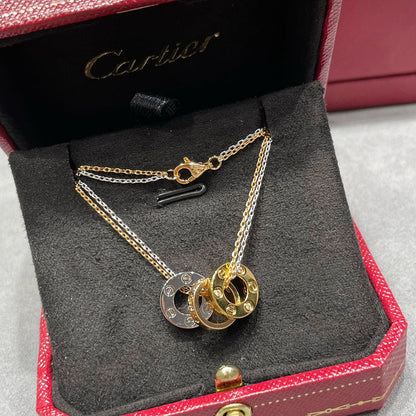 [LUXE] LOVE 6 DIAMOND PENDANT NECKLACE