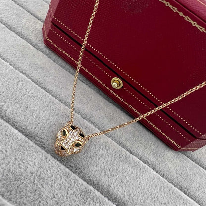 [LUXE] PANTHERE FULL DIAMOND NECKLACE