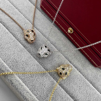 [LUXE] PANTHERE FULL DIAMOND NECKLACE