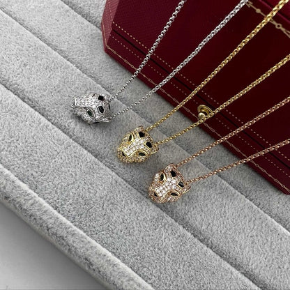 [LUXE] PANTHERE FULL DIAMOND NECKLACE