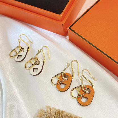 [LUJO] PENDIENTES DE ORO HM O'MAILLON