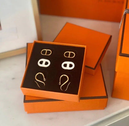 [LUJO] PENDIENTES DE ORO HM O'MAILLON