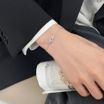 [LUXE]PULSERA DE CADENA PEQUEÑA FORCE 10