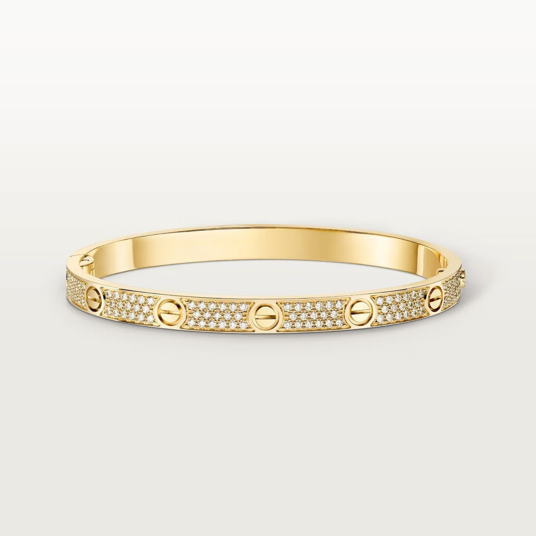 [LUXE] LOVE BRACELET 4.8MM DIAMOND-PAVED