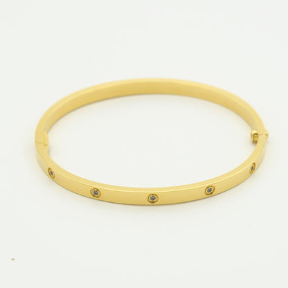 [LUXE]PULSERA LOVE 3,65 MM 10 DIAMANTES